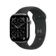 Apple Watch S11 Cellular 42mm Slate Titanium Case with Black Sport Band - S/M