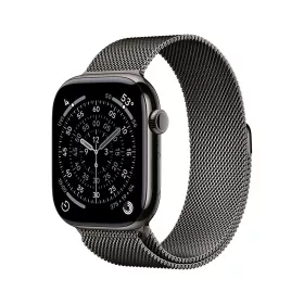   Apple Watch S11 Cellular 42mm Slate Titanium Case with Slate Milanese Loop