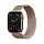 Apple Watch S11 Cellular 42mm Gold Titanium Case with Gold Milanese Loop
