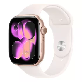   Apple Watch S11 Cellular 46mm Rose Gold Aluminium Case with Light Blush Sport Band - S/M