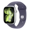 Apple Watch S11 Cellular 46mm Silver Aluminium Case with Purple Fog Sport Band - S/M