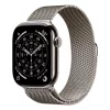 Apple Watch S11 Cellular 46mm Natural Titanium Case with Natural Milanese Loop - M/L