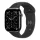 Apple Watch S11 Cellular 46mm Slate Titanium Case with Black Sport Band - S/M