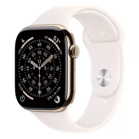   Apple Watch S11 Cellular 46mm Gold Titanium Case with Light Blush Sport Band - M/L