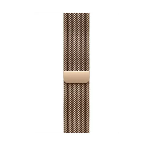 Apple Watch S11 Cellular 46mm Gold Titanium Case with Gold Milanese Loop - S/M