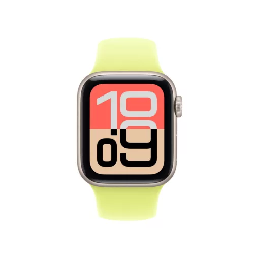 Apple Watch 40mm Band:  Neon Yellow Sport Band - S/M - SEASONAL