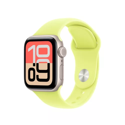 Apple Watch 40mm Band:  Neon Yellow Sport Band - S/M - SEASONAL