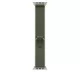 Apple Watch 49mm Loop:  Green/Neon Trail Loop - S/M - Natural Titanium Finish