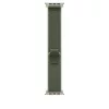 Apple Watch 49mm Loop:  Green/Neon Trail Loop - M/L - Natural Titanium Finish