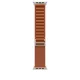 Apple Watch 49mm Loop:  Terra Cotta Alpine Loop - Small - Natural Titanium Finish
