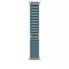 Apple Watch 49mm Loop:  Light Blue Alpine Loop - Medium - Natural Titanium Finish