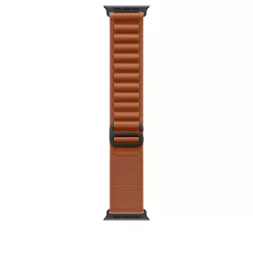   Apple Watch 49mm Loop:  Terra Cotta Alpine Loop - Large - Black Titanium Finish