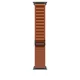 Apple Watch 49mm Loop:  Terra Cotta Alpine Loop - Large - Black Titanium Finish