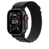 Apple Watch 49mm Loop:  Black Alpine Loop - Medium - Black Titanium Finish