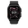 Apple Watch 49mm Loop:  Black Alpine Loop - Medium - Black Titanium Finish