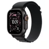 Apple Watch 49mm Loop:  Black Alpine Loop - Large - Black Titanium Finish