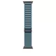 Apple Watch 49mm Loop:  Light Blue Alpine Loop - Small - Black Titanium Finish