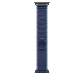   Apple Watch 49mm Loop:  Blue/Bright Blue Trail Loop - S/M - Black Titanium Finish