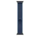 Apple Watch 49mm Loop:  Blue/Bright Blue Trail Loop - M/L - Black Titanium Finish