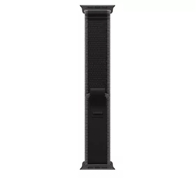   Apple Watch 49mm Loop:  Black/Charcoal Trail Loop - M/L - Black Titanium Finish