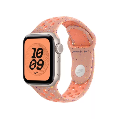 Apple Watch 40mm Band:  Alpenglow Pink Nike Sport Band - S/M