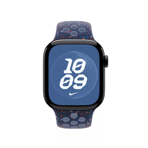Apple Watch 42mm Band:  Blue Ribbon Nike Sport Band - S/M