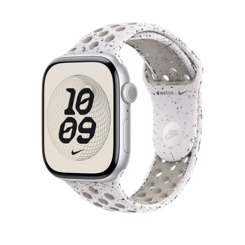 Apple Watch 46mm Band:  Veiled Grey Nike Sport Band - S/M