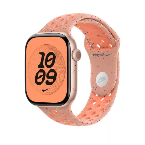 Apple Watch 46mm Band:  Alpenglow Pink Nike Sport Band - M/L