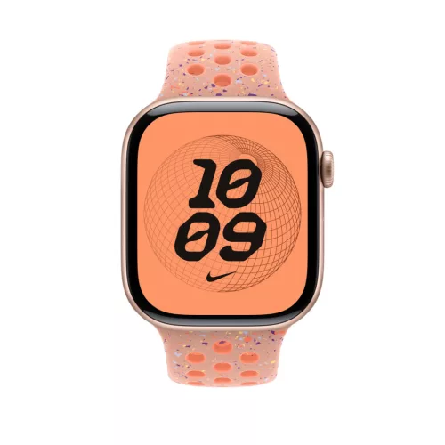 Apple Watch 46mm Band:  Alpenglow Pink Nike Sport Band - M/L