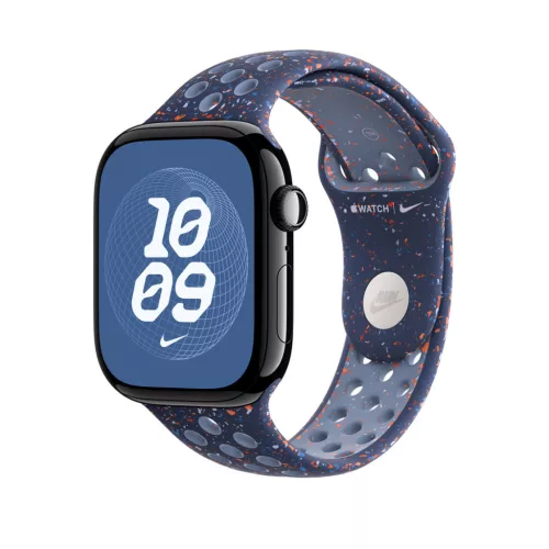 Apple Watch 46mm Band:  Blue Ribbon Nike Sport Band - S/M