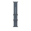 Apple Watch 49mm Band:  Anchor Blue Ocean Band Extension - Natural Titanium Finish