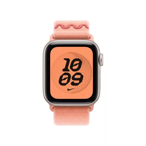 Apple Watch 40mm Loop:  Alpenglow Pink Nike Sport Loop