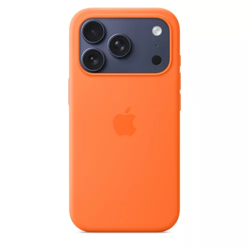 Apple iPhone 17 Pro Silicone Case with MagSafe – Orange
