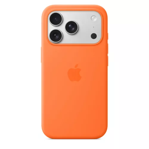 Apple iPhone 17 Pro Silicone Case with MagSafe – Orange