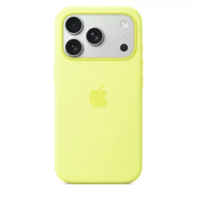  Apple iPhone 17 Pro Silicone Case with MagSafe – Neon Yellow