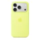 Apple iPhone 17 Pro Silicone Case with MagSafe – Neon Yellow