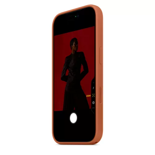 Apple iPhone 17 Pro Silicone Case with MagSafe – Terra Cotta