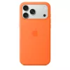 Apple iPhone 17 Pro Max Silicone Case with MagSafe – Orange