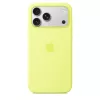 Apple iPhone 17 Pro Max Silicone Case with MagSafe – Neon Yellow