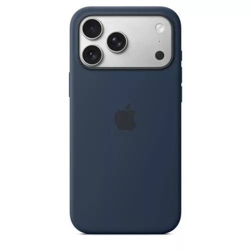 Apple iPhone 17 Pro Max Silicone Case with MagSafe – Midnight