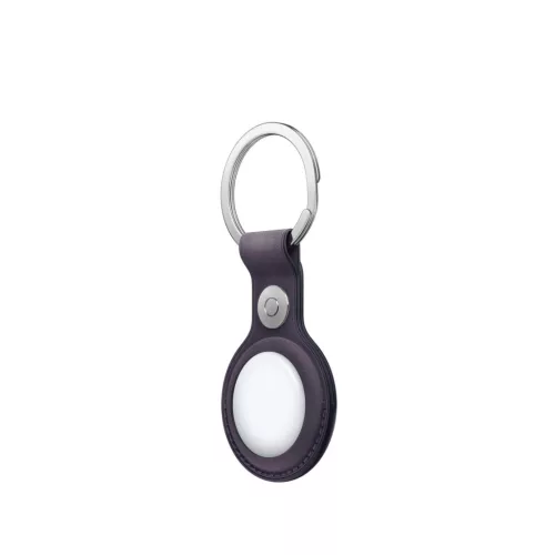 Apple AirTag FineWoven Key Ring - Midnight Purple