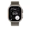 Apple Watch 49mm Loop:  Natural Titanium Milanese Loop - Medium