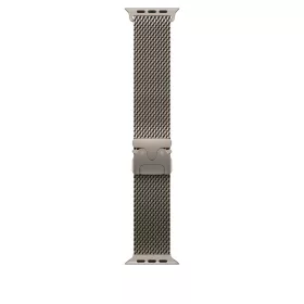   Apple Watch 49mm Loop:  Natural Titanium Milanese Loop - Large