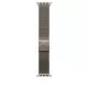 Apple Watch 49mm Loop:  Natural Titanium Milanese Loop - Large