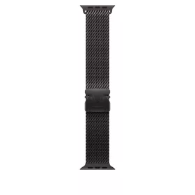 Apple Watch 49mm Loop:  Black Titanium Milanese Loop - Small