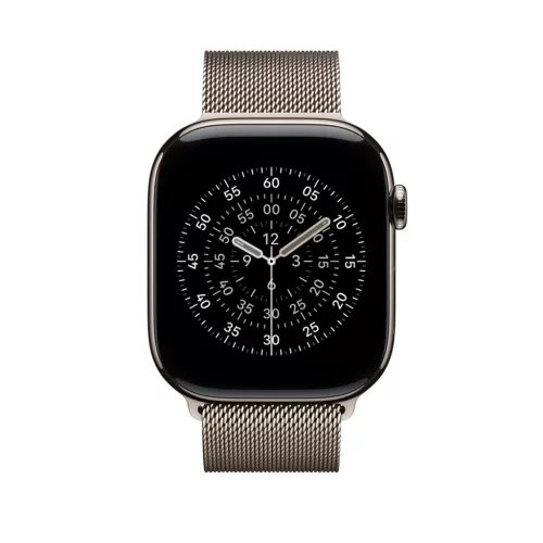 Apple Watch 46mm Loop:  Natural Milanese Loop - S/M