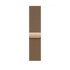 Apple Watch 46mm Loop:  Gold Milanese Loop - S/M