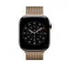 Apple Watch 46mm Loop:  Gold Milanese Loop - S/M