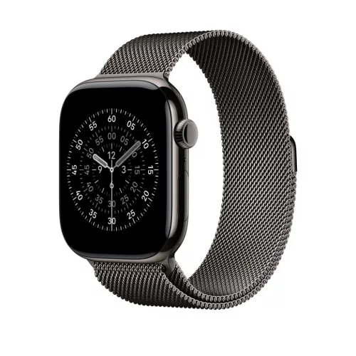 Apple Watch 46mm Loop:  Slate Milanese Loop - S/M