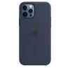 Apple iPhone 12/12 Pro Silicone Case with MagSafe - Deep Navy